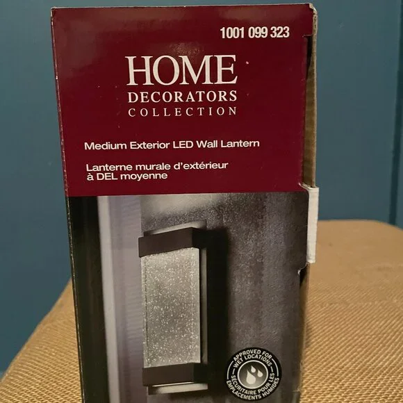 Home Decorators Collection Medium Exterior LED Wall Lantern - Picture 5 of 5